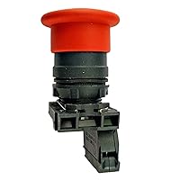 FridayParts E-Stop Switch 66761GT 66761 Compatible for Genie Lift GS-1530 GS-1930 GS-2032 GS-2046 GS-2632 GS-2646 GS-2668 GS-3246 GS-3268 Replacement