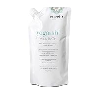 Cuccio Somatology Yogahhh Milk Bath - Restores Moisture to Dry Skin - Draws Out Discomfort from Sore, Swollen Muscles - Removes Excess Sweat from Pores - Exfoliates The Skin - Paraben Free - 16 oz