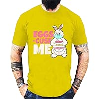Happy Easter Shirt,Eggs-Cuse Me Easter 2021 Mask Bunny Funny Rabbit T-Shirt,Gift for Easter