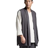 Buddhist Meditation Zen Clothing Casual Vest Men