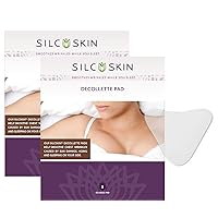 Decollette Pad - Reusable Self-Adhesive Overnight Chest Patch, Made with Medical Grade Silicone, Smooths Fine Lines and Stretch Marks, 60 Day Supply