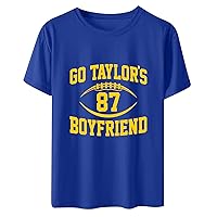 Go Taylor's Boyfriend Funny Football Mens Women Youth Fans Gifts T-Shirt