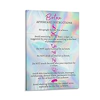 ARYGA Botox Filler Injection Aftercare Instruction Knowledge Poster (1) Canvas Poster Bedroom Decor Office Room Decor Gift Frame-style 08x12inch(20x30cm)