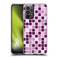 Pink Mosaic Tiles Soft Gel Case Compatible with Samsung Galaxy A23 / 5G (2022)