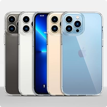 Spigen Liquid Crystal [Anti-Yellowing Technology] Designed for iPhone 13 Pro Case (2021) - Crystal Clear