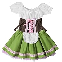 Toddler Kids Girls Oktoberfest Dress Traditional Dirndl Dresses Bavarian Cosplay Dress Girls Girls Dress