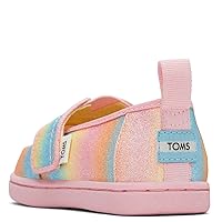 TOMS Girls Alpargata Loafer Flat, Candy Pink Gradient, 4 Little Kid
