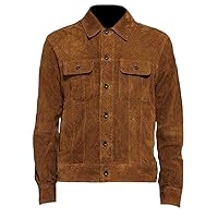 Women's Fashion Cowgirl Western Fringed Suede Leather Jacket Brown XS-5XL