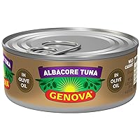 Premium Albacore Tuna in Olive Oil, Wild Caught, Solid White, 5 oz. Can (Pack of 1)