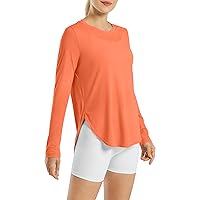 G4Free Women's UPF 50+ UV Shirts Long Sleeve Workout Sun Shirt Outdoor Gym Hiking Tops Quick Dry Lightweight