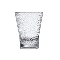 Outside Copolyester 15 Ounce Hammered Double Old Fashioned Glass, Set of 6