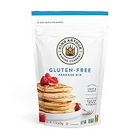 King Arthur, Gluten Free Classic Pancake Mix, Certified Gluten-Free, Non-GMO Project Verified, Certified Kosher, 15 Ounce (Pack of 6) - Packaging May Vary