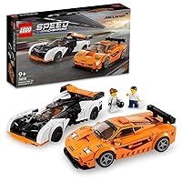 LEGO Speed Champion McLaren Solus GT & McLaren F1 LM 76918 Toy Blocks, Present, Vehicle, Glue, Boys, Ages 9 and Up