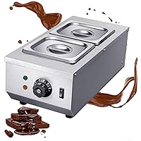 D2002-1 Commercial Digital Display Electric Stainless Steel 1 pots Chocolate Melting Machine Furnace Pot (220V)