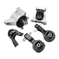 Engine Motor Mount Set 5Pcs Fits for CR-V 2007 2008 2009 2010 2011 L4 2.4L A4535 A4536 A4595 A4598 A65010 50880S WAA81 50890SWAA81 50820STKA02 50850SWAA81