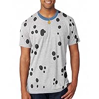 Old Glory Dog Dalmatian Costume Blue Collar Mens Soft T Shirt