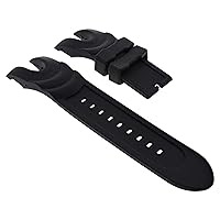 Ewatchparts RUBBER WATCH BAND STRAP COMPATIBLE WITH INVICTA RESERVE COLLECTION VENOM 19515 20342 80576