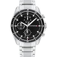 Tommy Hilfiger Multi Dial Quartz Watch for Men with Silver Stainless Steel Strap - 1791835