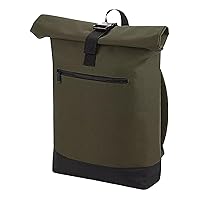Roll-Top Backpack/Rucksack/Bag (12 Liters) (One Size) (Military Green)