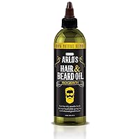Arlo's Pro-Growth Hair and Beard Oil 8 oz. - Hair Oil, Mustache Oil and Beard Oil Growth