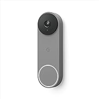 Nest Doorbell 720p- (Wired, 2nd Gen) - Video Security Camera - Ash