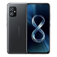 Asus Zenfone 8 ZS590KS 5G Dual 256GB ROM 12GB RAM Factory Unlocked (GSM Only | No CDMA - not Compatible with Verizon/Sprint) International Version Mobile Cell Phone - Black