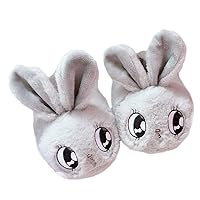 Winter bunny cartoon animal plush slippers men's and women's indoor warm cotton slippers