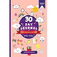 30-Day Gratitude Journal for Kids: Standard Edition (Cosmic Pink Color)
