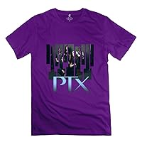 Jiaso Men's Funny PTX Pentatonix T-Shirt Purple X-Small