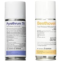 Pyrethrum TR Fogger, Clear & 0804338123215 Beethoven TR Miticide/Insecticide