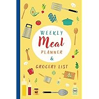 Weekly Menu Planner Notebook with Grocery List: 52 pages to help you meal prep for breakfast, lunch and dinner Weekly Menu Planner Notebook with Grocery List: 52 pages to help you meal prep for breakfast, lunch and dinner Paperback