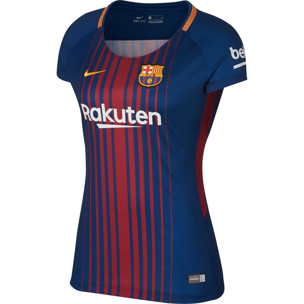 Nike 2017/18 FC Barcelona Stadium Home Women's Soccer Jersey
