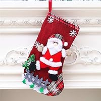 Christmas Gift Bags Assorted SizesFashion Christmas Gift Bag Christmas Tree Decoration Supplies Goodie Bag Multicolor-A