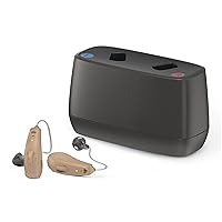 Jabra Enhance Select 50R Hearing Aids - Rechargeable, Nearly Invisible & Lightweight for All-Day Comfort - Designed for Mild to Moderate Hearing Loss - Includes Virtual Audiology Care – Beige