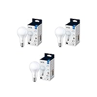 WiZ 100W Eq. (14.5W) A21 Daylight (5000K) LED Smart Bulb - Pack of 3-1600 Lumen- E26 - Indoor - Connects to Your Existing Wi-Fi - Control with Voice or App - Activate with Motion - Matter Compatible