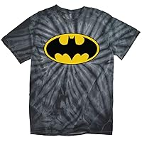 Batman Classic Logo Adult Unisex T Shirt & Stickers Collection