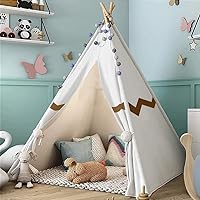 Children's Canvas Tepee Set with Travel Case - Navajo Brown