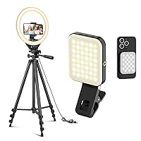 Sensyne 10'' Ring Light Bundle with Magnetic Selfie Light, LED Fill Light Compatible with Magsafe, iPhone, Android, iPad, Laptop, for Selfies/Photography/TikTok/Zoom Calls/Video Conference