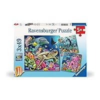 Ravensburger Children's Puzzle - 12000859 Bezaubernde Unterwasserwelt - 3x49 Teile Puzzle for Children from 5 Years