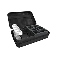 Feldherr Half-Size Case 50 with Foam Tray and Organizer Trays Compatible with Star Wars: X-Wing - Miniatures + Accessories