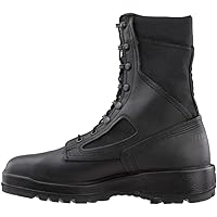 Belleville 300 TROP ST 8 Inch Hot Weather Steel Toe Polishable Black Leather Tactical Boots For Men In Law Enforcement, EMS, and Security Personnel - Electrical Hazard Rated