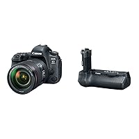 Canon EOS 6D Mark II Digital SLR Camera with EF 24-105mm USM Lens + Battery Grip