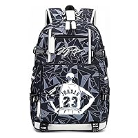 FANwenfeng Basketball Player J-ordan Luminous Backpack Travel Backpack Fans Bag for Men Women (Style 8)