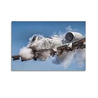 A-10 Thunderbolt II Attack Aircraft Military Warthog Poster（1） Poster Album Cover Posters for Bedroom Wall Art Canvas Posters Music Album Cover Poster 16x24inch(40x60cm) Unframe-style