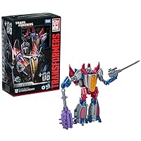Transformers Toys Studio Series Voyager War for Cybertron 06 Gamer Edition Starscream, 6.5-inch Converting Action Figure, 8+