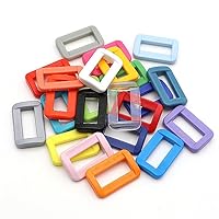 20mm 30pcs Plastic Rectangle Buckles Fasteners for Luggage, Back Pack, Webbing Strap (BP1)