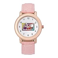 Stay Woke Fashion Casual Watches for Women Cute Girls Watch Gift Nurses Teachers