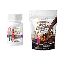 BariatricPal 30-Day Bariatric Vitamin Bundle (Multivitamin ONE 1 per Day! Iron-Free Capsule and Calcium Citrate Soft Chews 500mg with Probiotics - Belgian Chocolate Caramel)