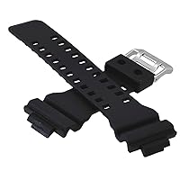 Mens G-Shock Resin Replacement Watch Band Black