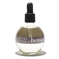 Cuccio Naturale Hemp Revitalizing Oil With Capuacu And Chia - Renewing Body Oil - Moisturizing Therapy To Repair Dry Skin - All Natural, Paraben Free Formula - Hands, Feet And Body - 2.5 Oz